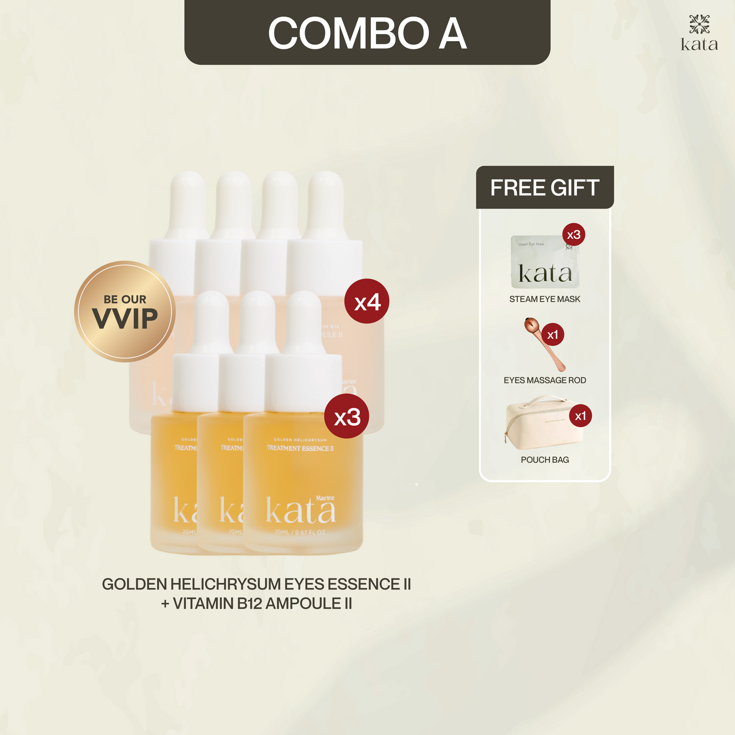 【VIP's Special】KATA Golden Helichrysum & KATA Vitamin B12 Ampoule II
