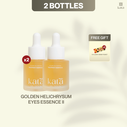 KATA Golden Helichrysum Eye Cream 2 Bottles Set – advanced anti-aging eye care duo